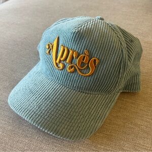 Free People Apres Cord Baseball Hat